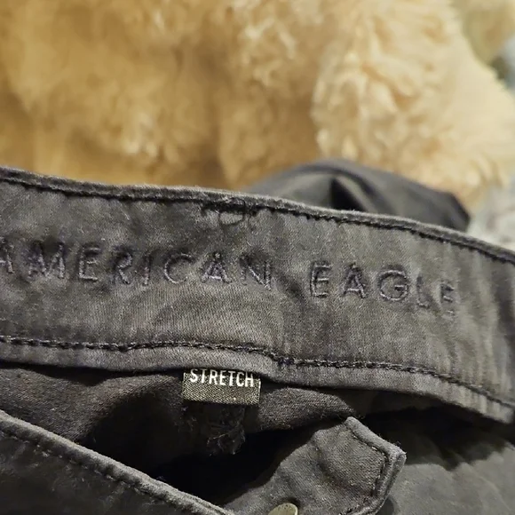 American Eagle Outfitters Women's Black Straight Leg Jeans - Picture 8 of 9